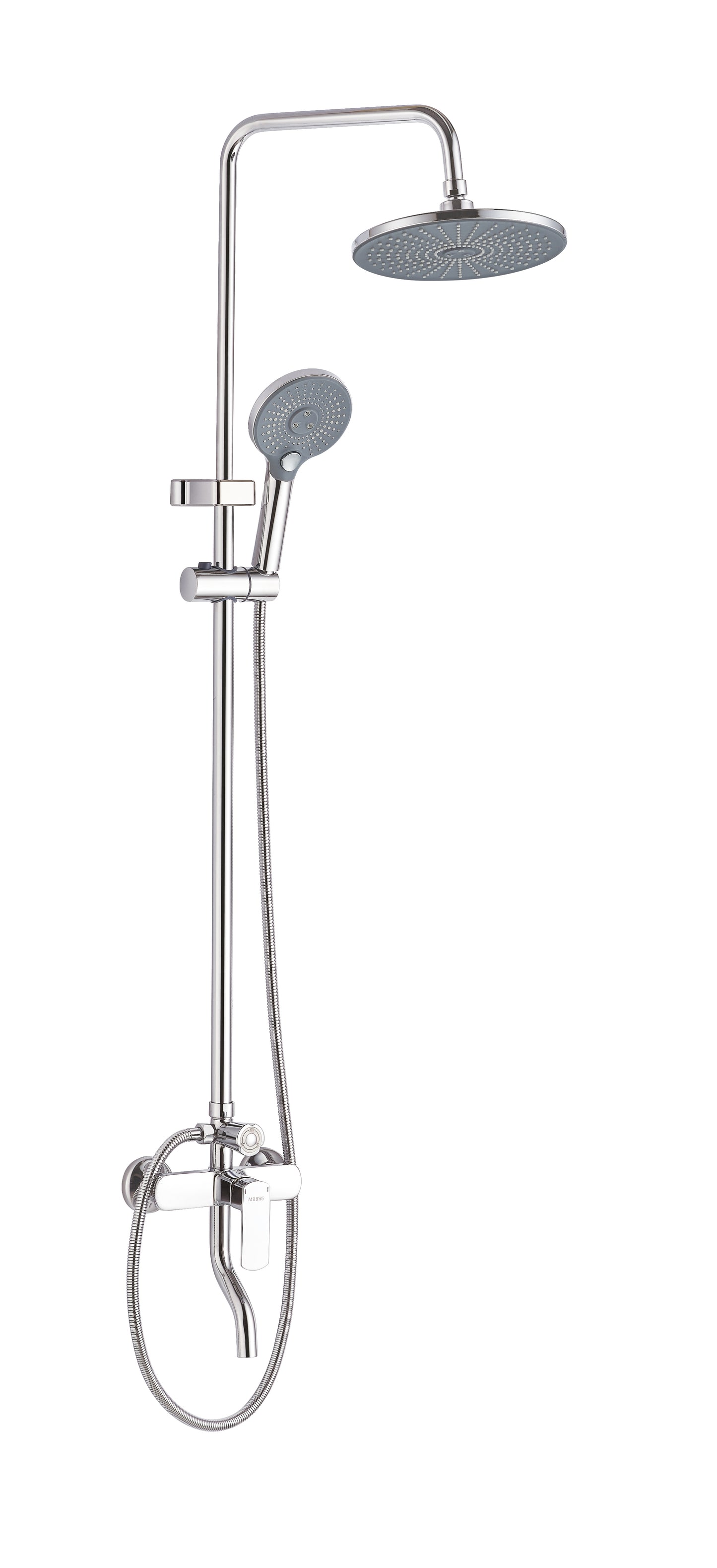 MILANO LORD RAIN SHOWER SET CHROME