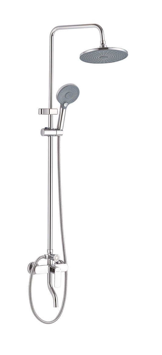 MILANO LORD RAIN SHOWER SET CHROME