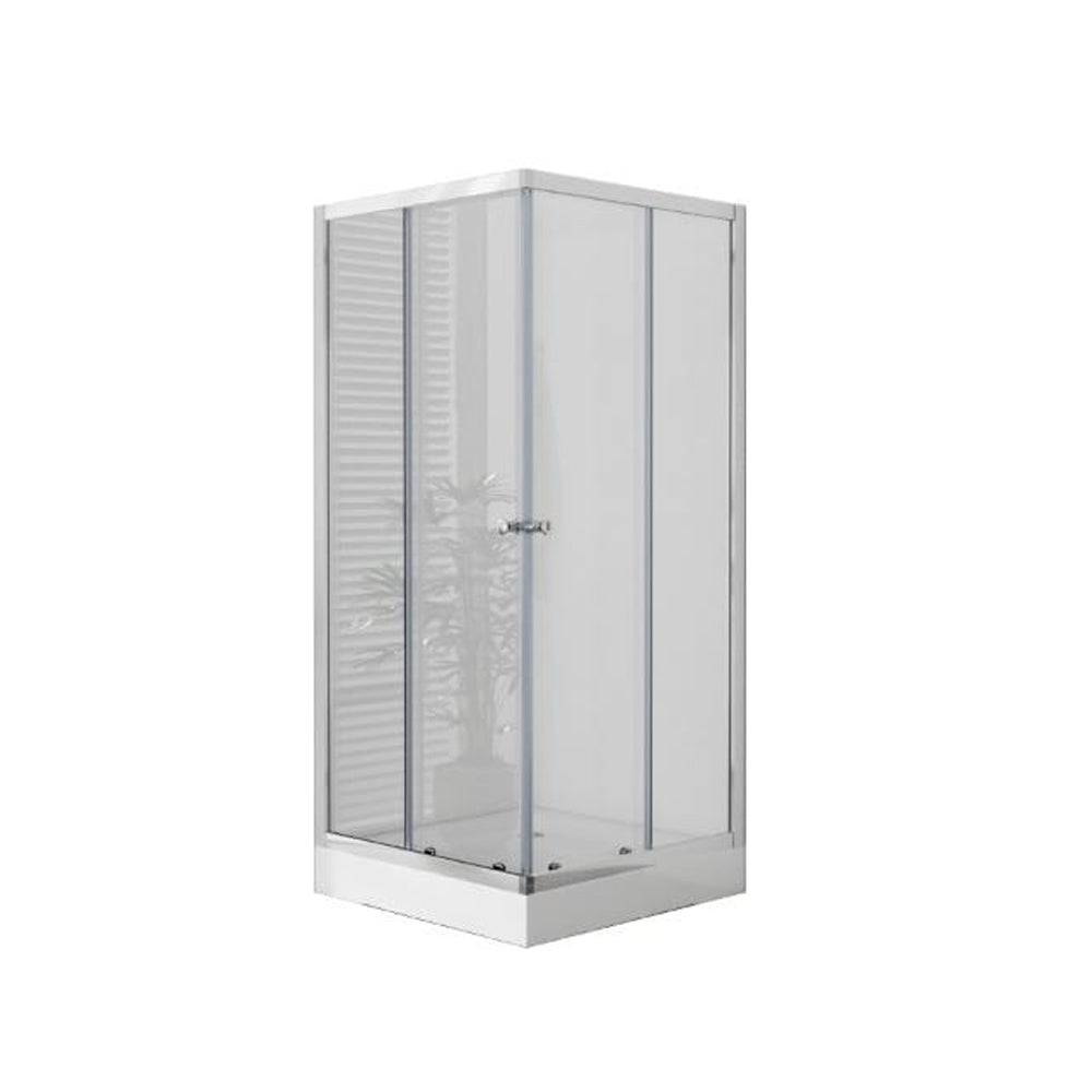 ECO MILANO SHOWER CUBICLE CLEAR SQUARE LYP505 80*80