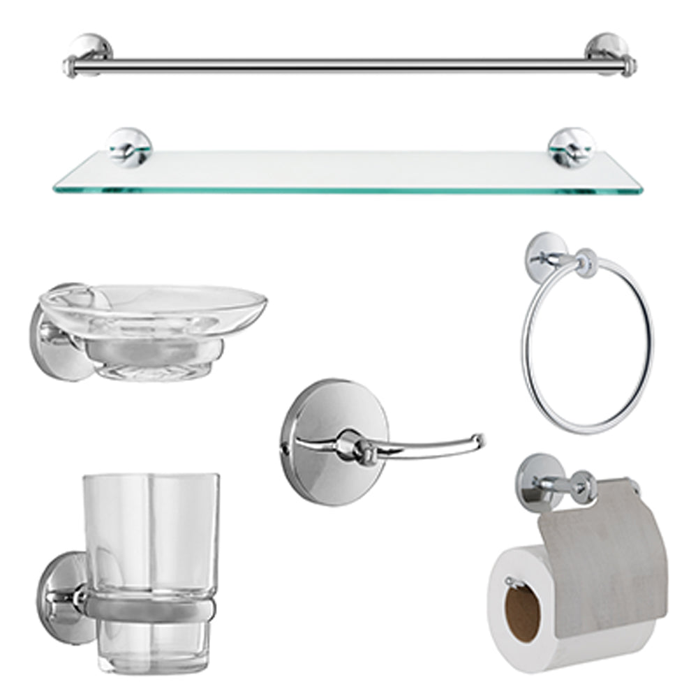 MILANO LILDA BATHROOM ACCS 7 PCS SET 3700 CP GIFT SET