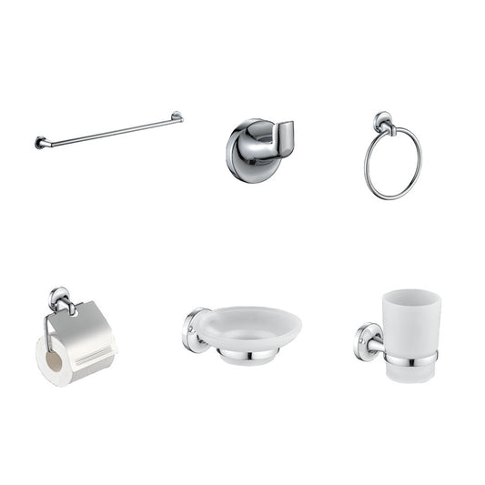 MILANO SALLY BATHROOM ACCS 6PCS SET