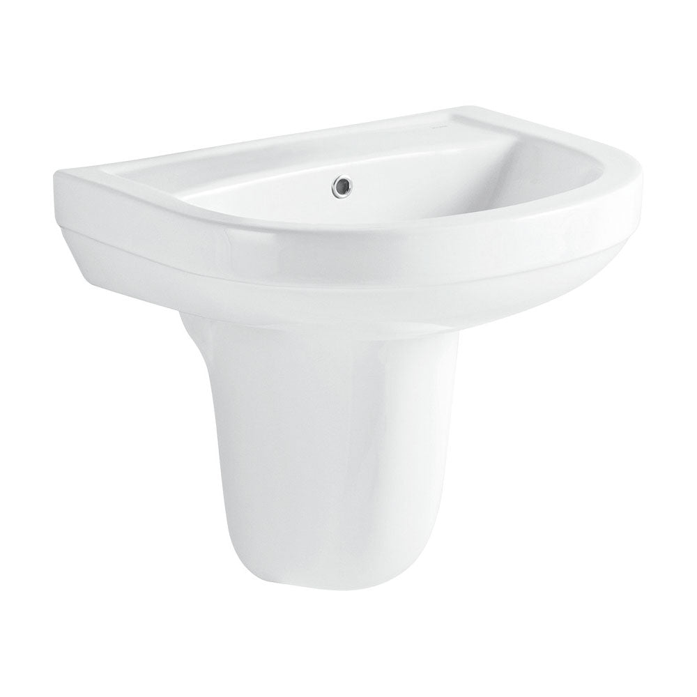 MILANO WALL HUNG WASH BASIN ON0013 WHITE