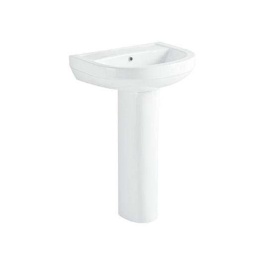 MILANO WALL HUNG WASH BASIN 3636 R WHITE